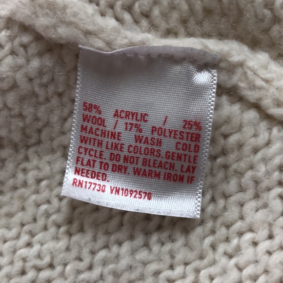 Mossimo Supply Co. Creamy White Knit Hooded Cardi - Picture 10 of 12